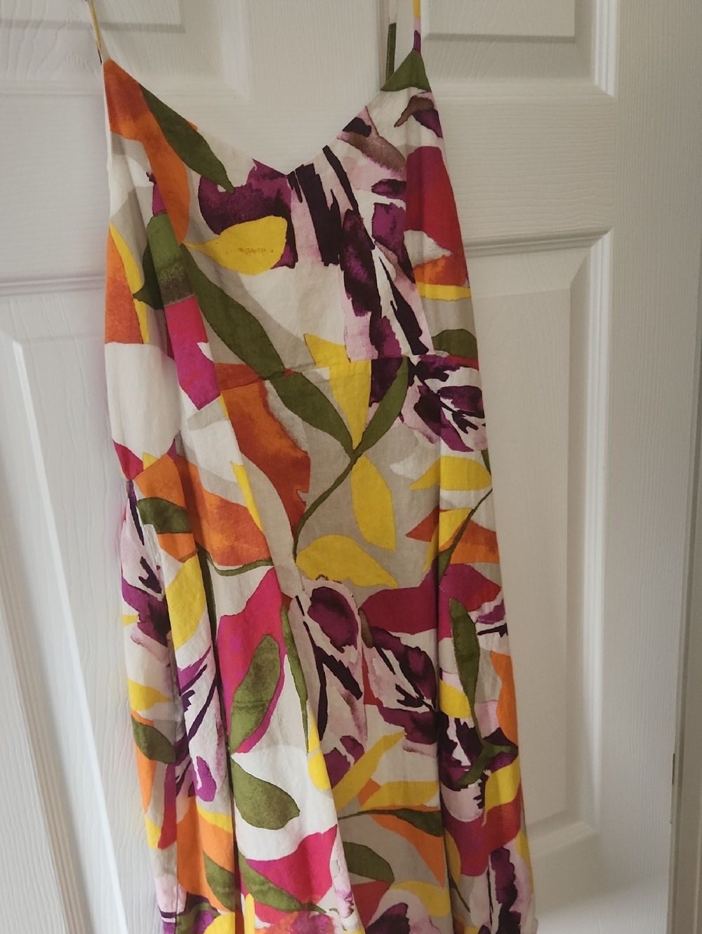 Maternity Multicolor Floral Maxi Skirt in Pink, Purple, Yellow & Orange